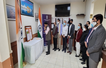Consulate General of India - San Francisco led by Consul General Dr. T.V. Nagendra Prasad paid tributes to Mahatma Gandhi on his punyatithi, the Martyrs Day.